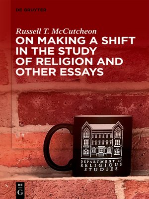 cover image of On Making a Shift in the Study of Religion and Other Essays